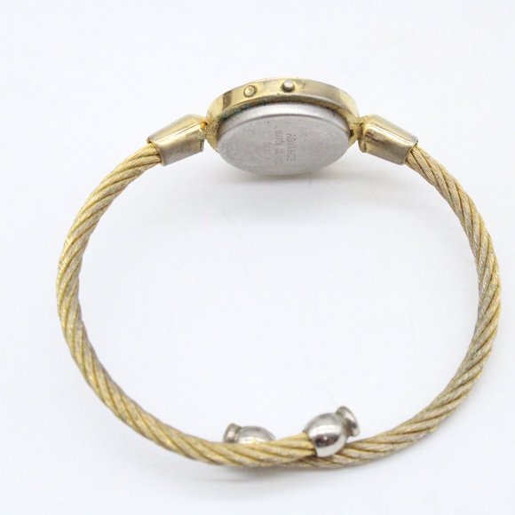 Vintage Advance Digital Watch Women Gold Tone Stainless Steel Bracelet Retro 80s - Picture 7 of 8